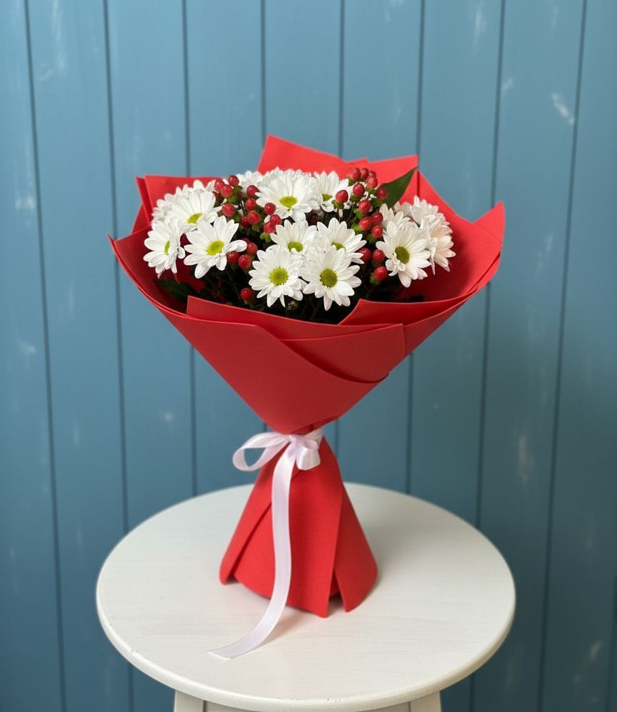 Букет цветов из: Хризантемы в Жирово