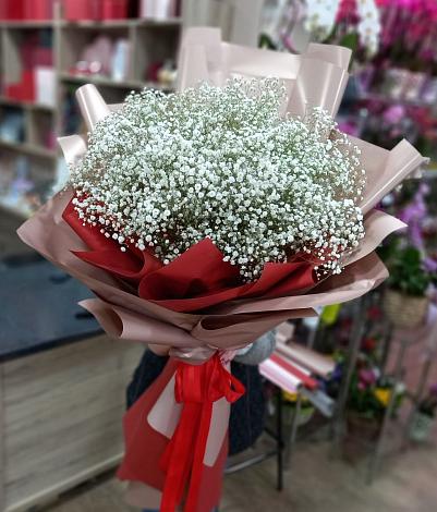 Букет цветов из: Гипсофила в Жирово