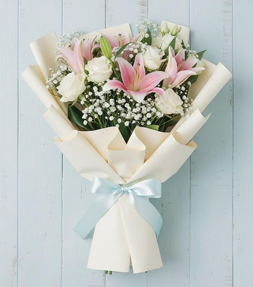 Букет цветов из: Лилии в Жирово