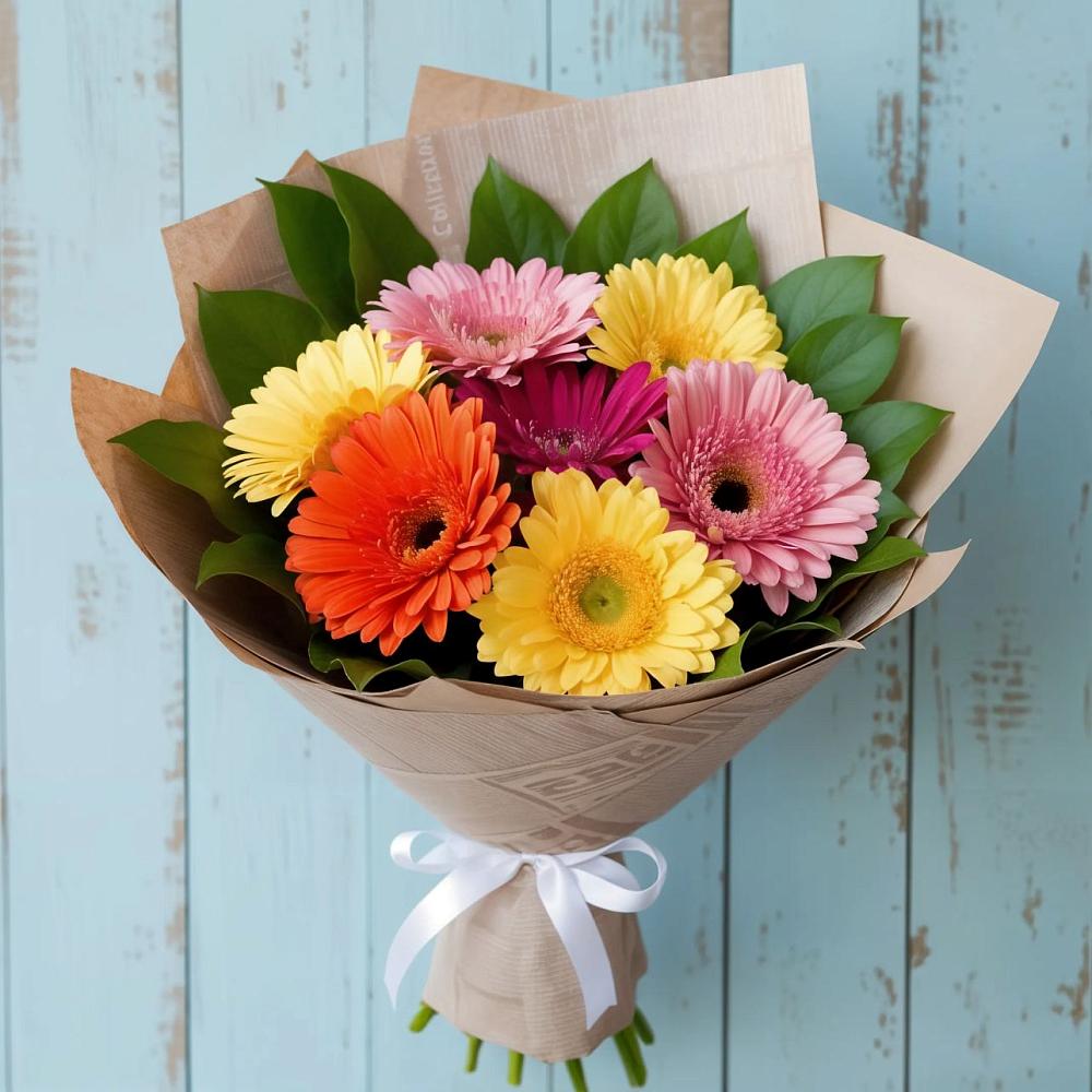 Букет цветов из: Герберы в Жирово