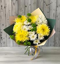 Букет цветов из:  Хризантемы #REPLACE_PRED# Жирово