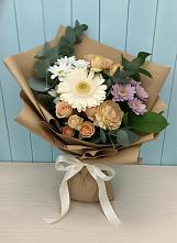 Букет цветов из:  Герберы и Хризантемы в Жирово