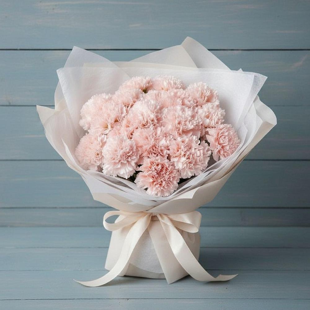 Букет цветов из: Гвоздики в Жирово